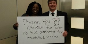 Reddit Bitcoin Community Donates Over 13 BTC to Washington Mudslide Victims