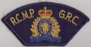 Police patch of the Royal Canadian Mounted Police